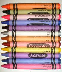 untitled  List of Crayola crayon colors via wikipedia